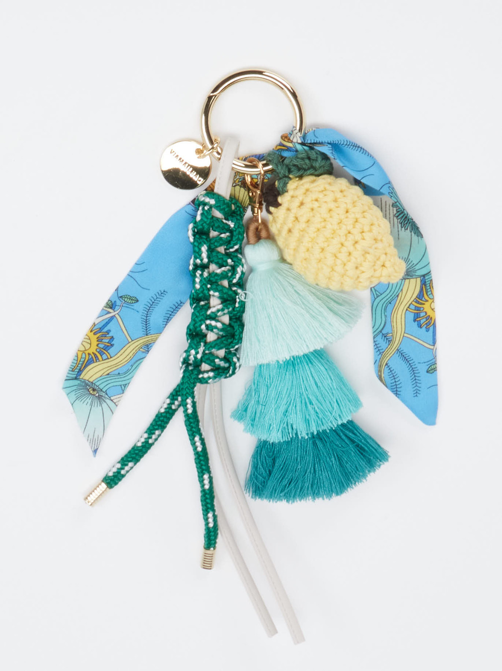 Viamailbag – Schlüsselanhänger aus Textil grün