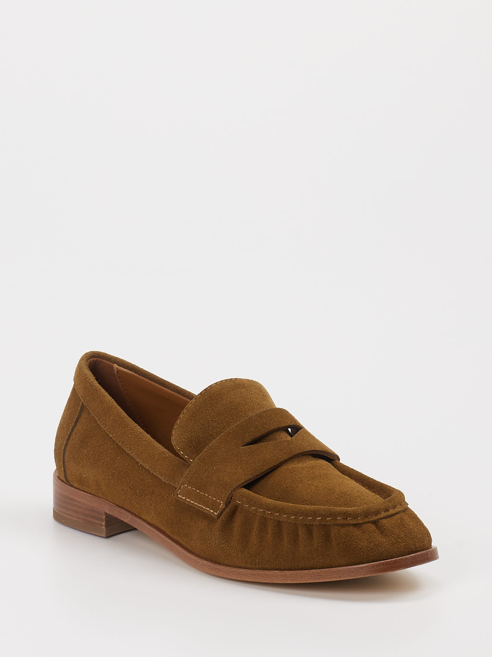 Strategia – Penny-Loafer aus Veloursleder braun