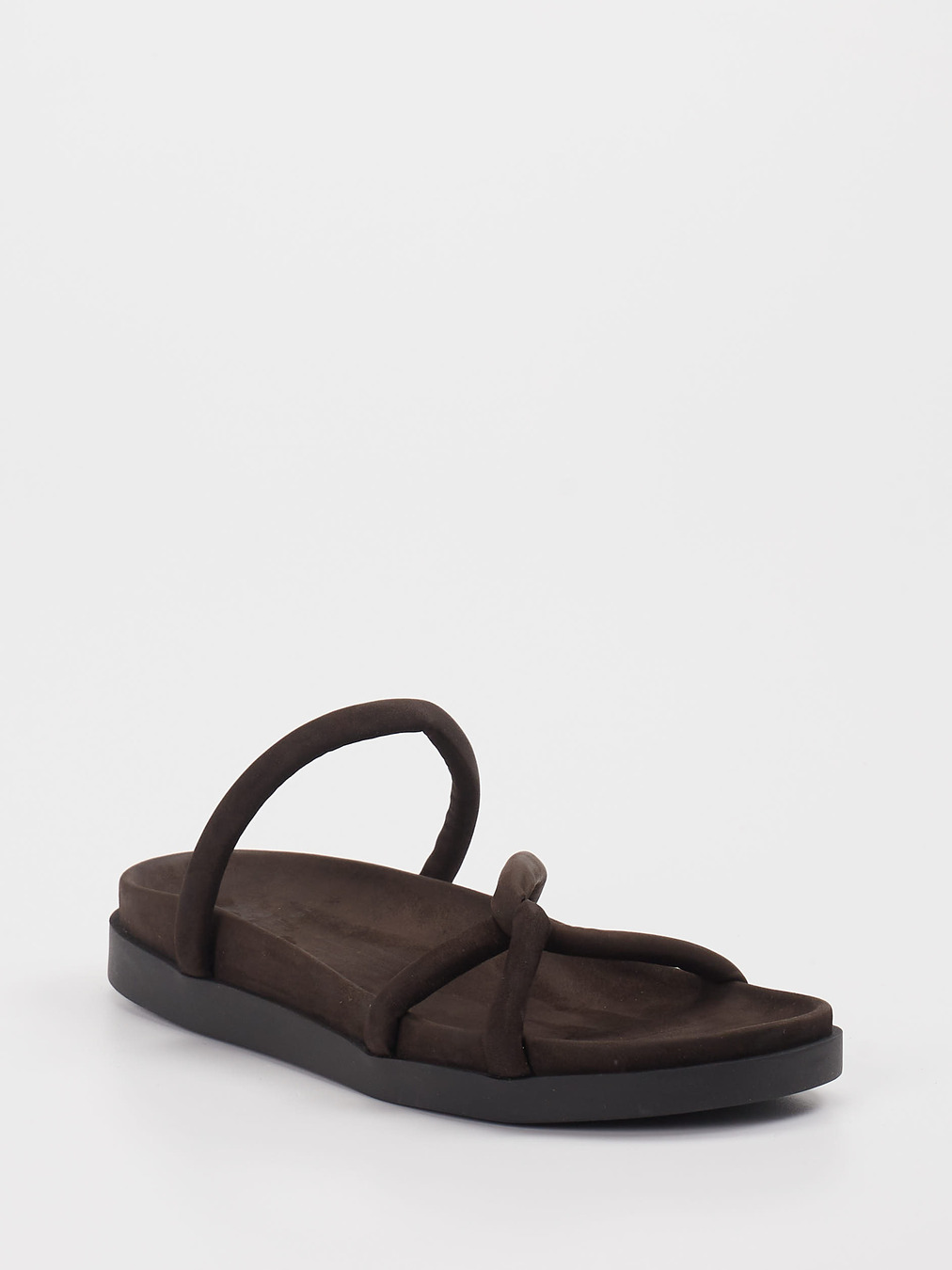 Werner – Pantolette aus Nubukleder Braun