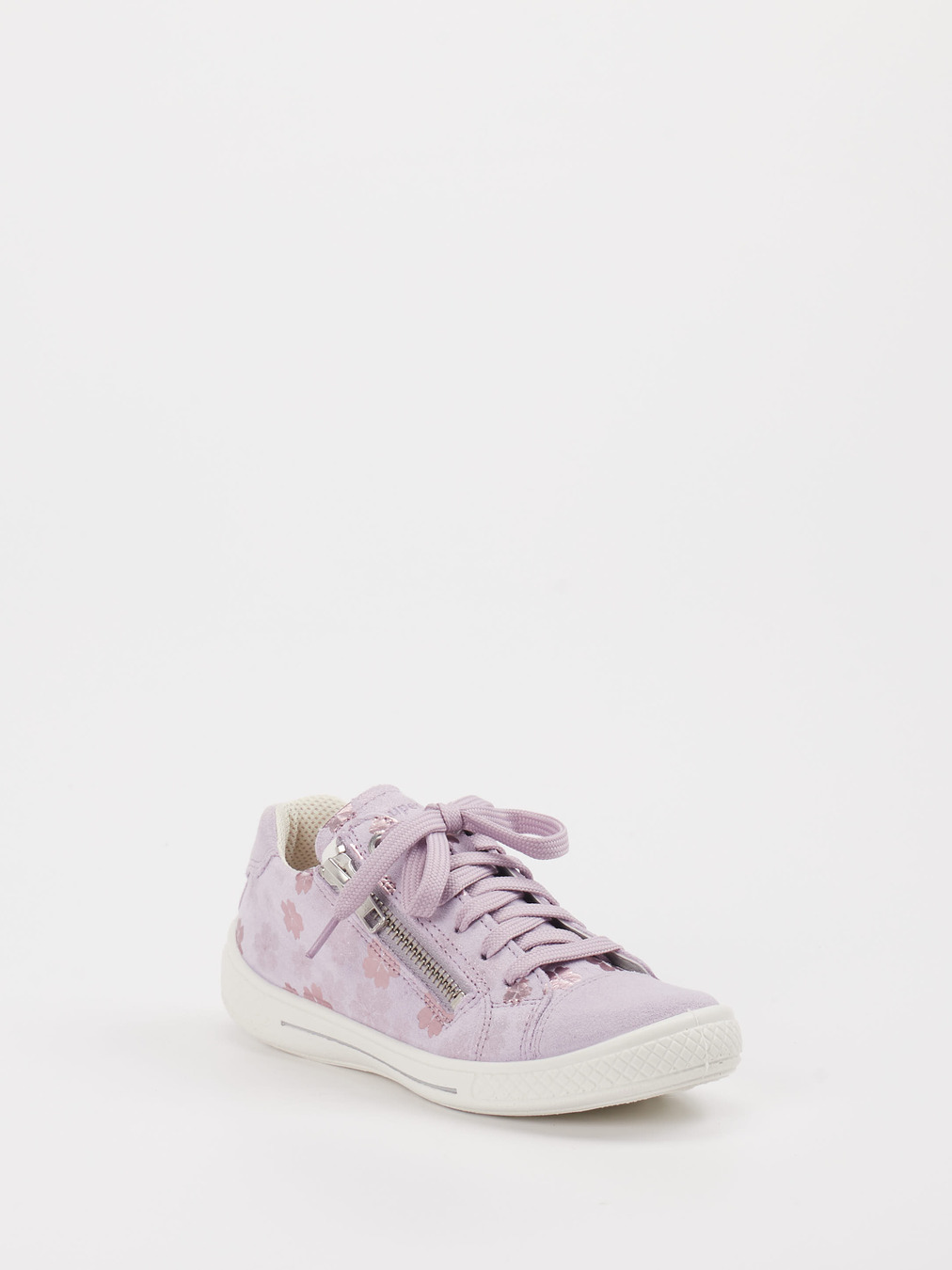 Superfit – Sneaker aus Veloursleder Flieder