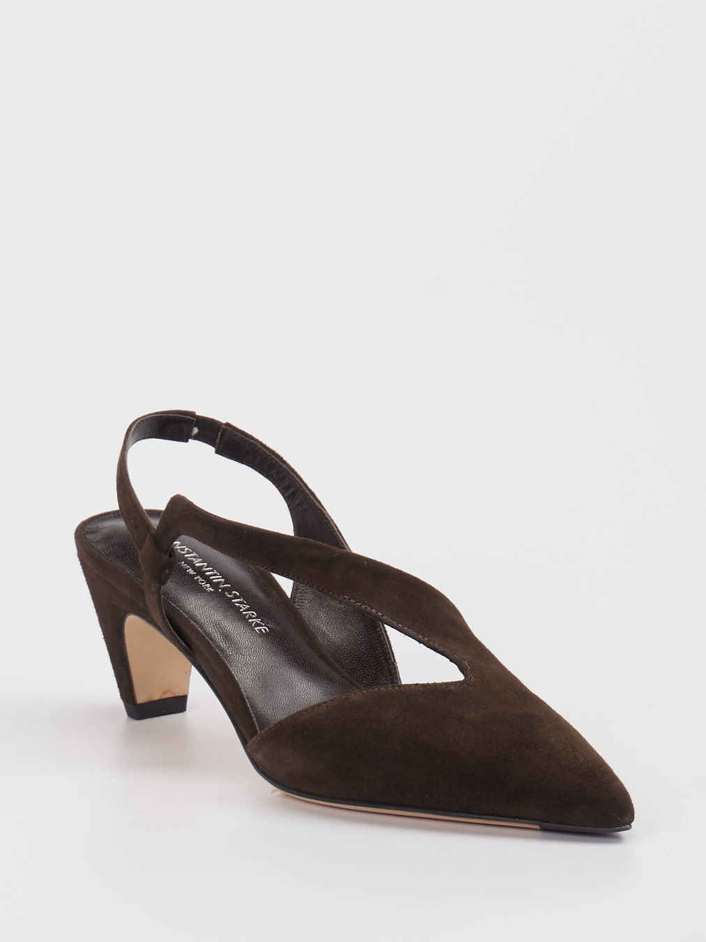Konstantin Starke – Slingback-Pumps aus Veloursleder