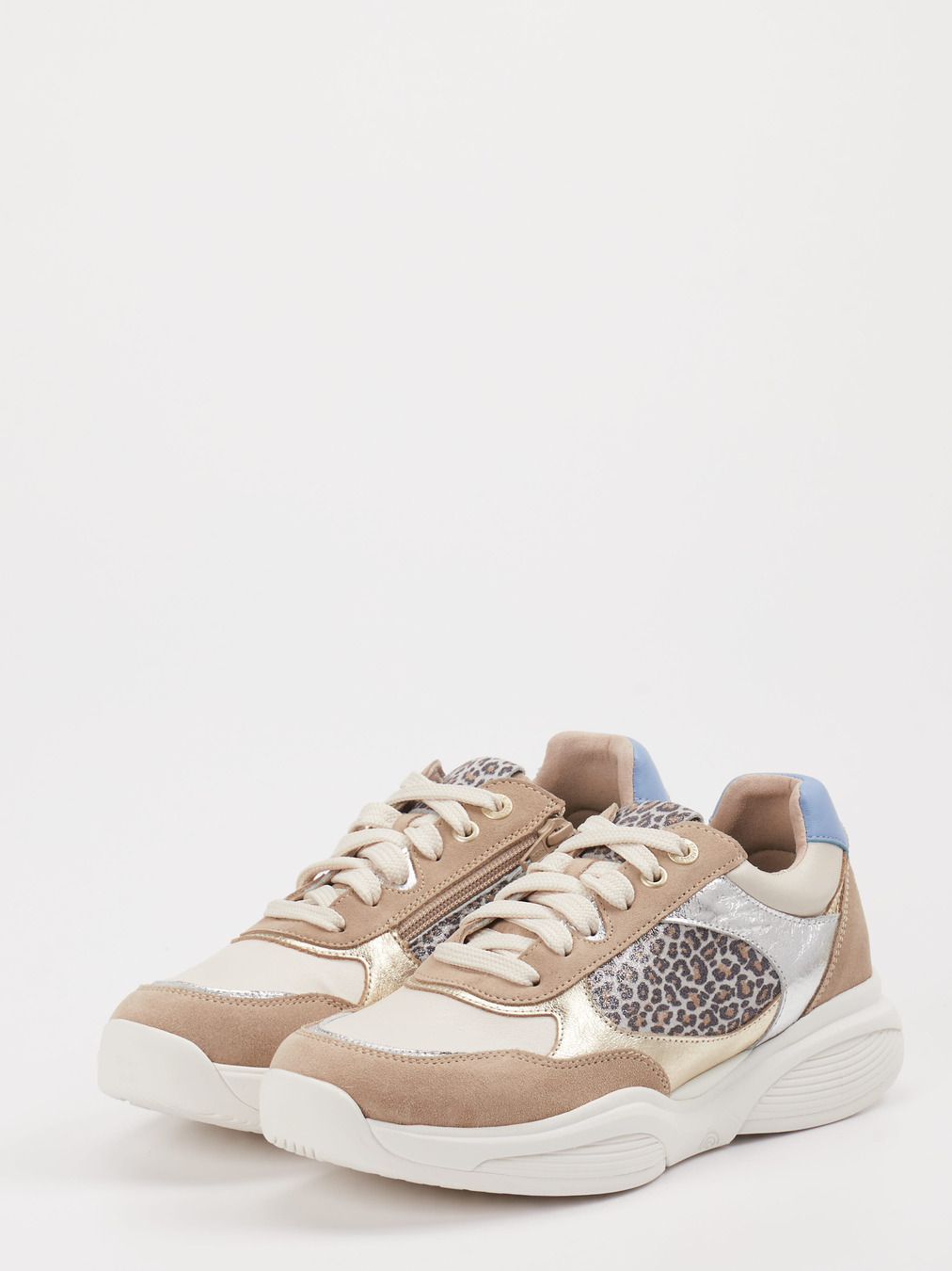 XSENSIBLE – Sneaker aus Veloursleder beige