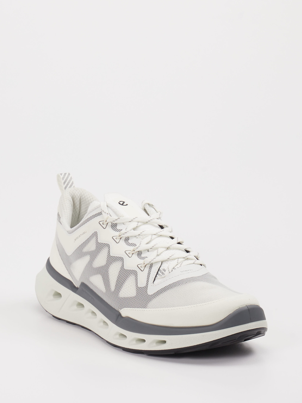 Ecco – Sneaker aus Textil in Weiß