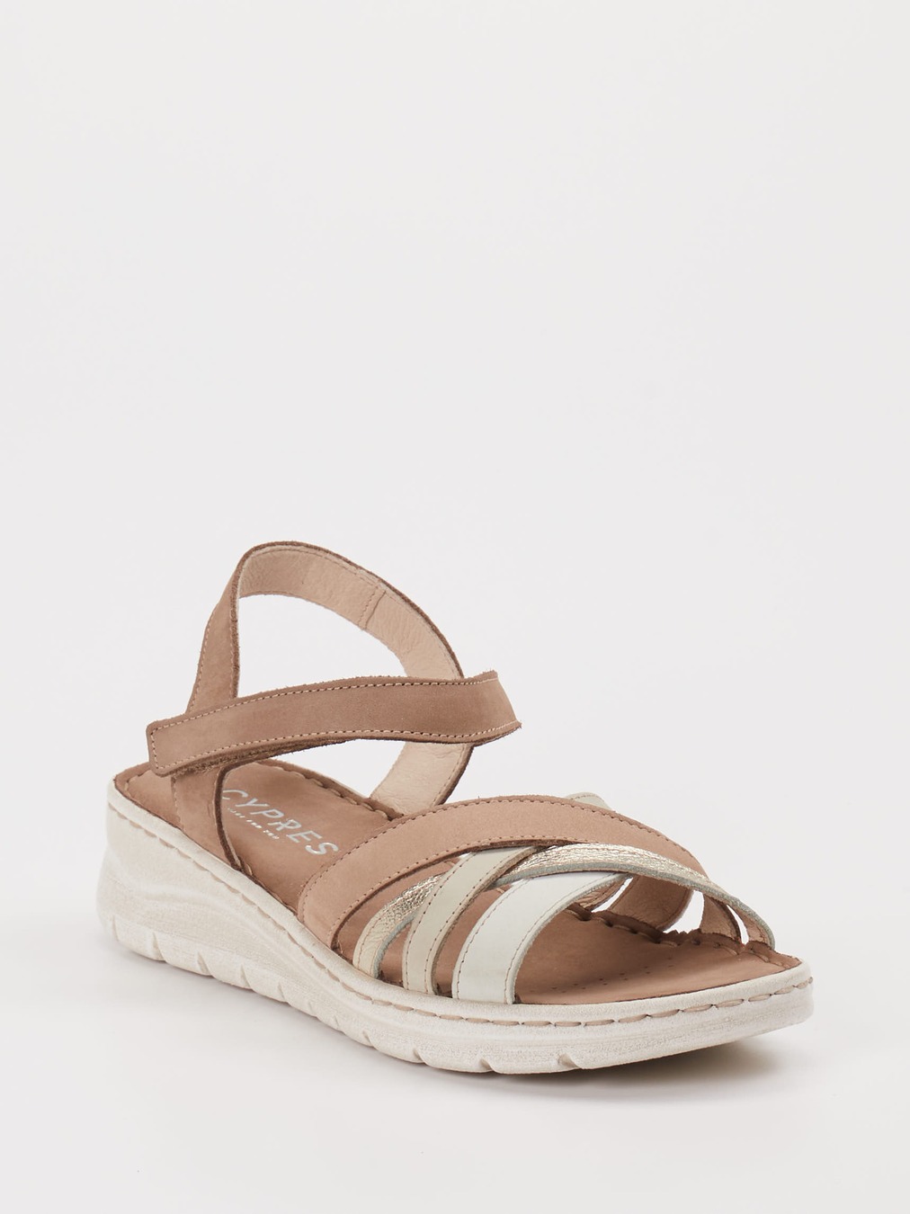 Cypres – Sandalen aus Nubukleder Braun