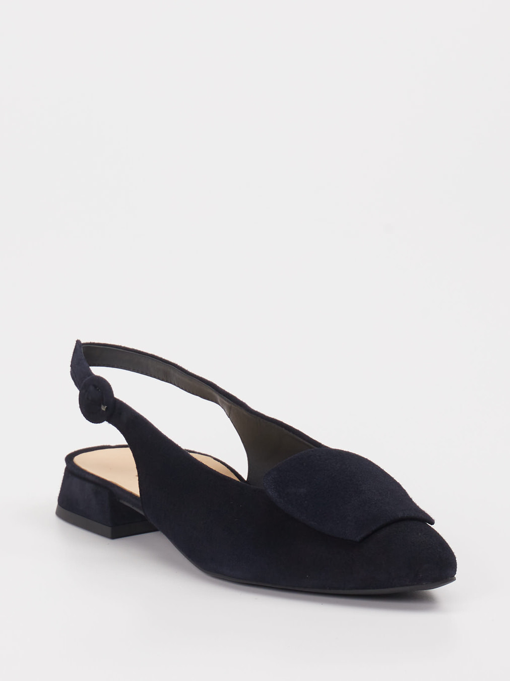 Paul Green – Slingpumps aus Veloursleder Blau