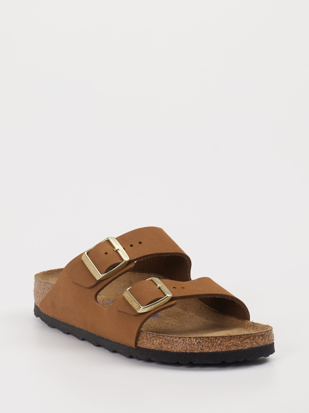 Birkenstock – Pantolette aus Nubukleder Braun