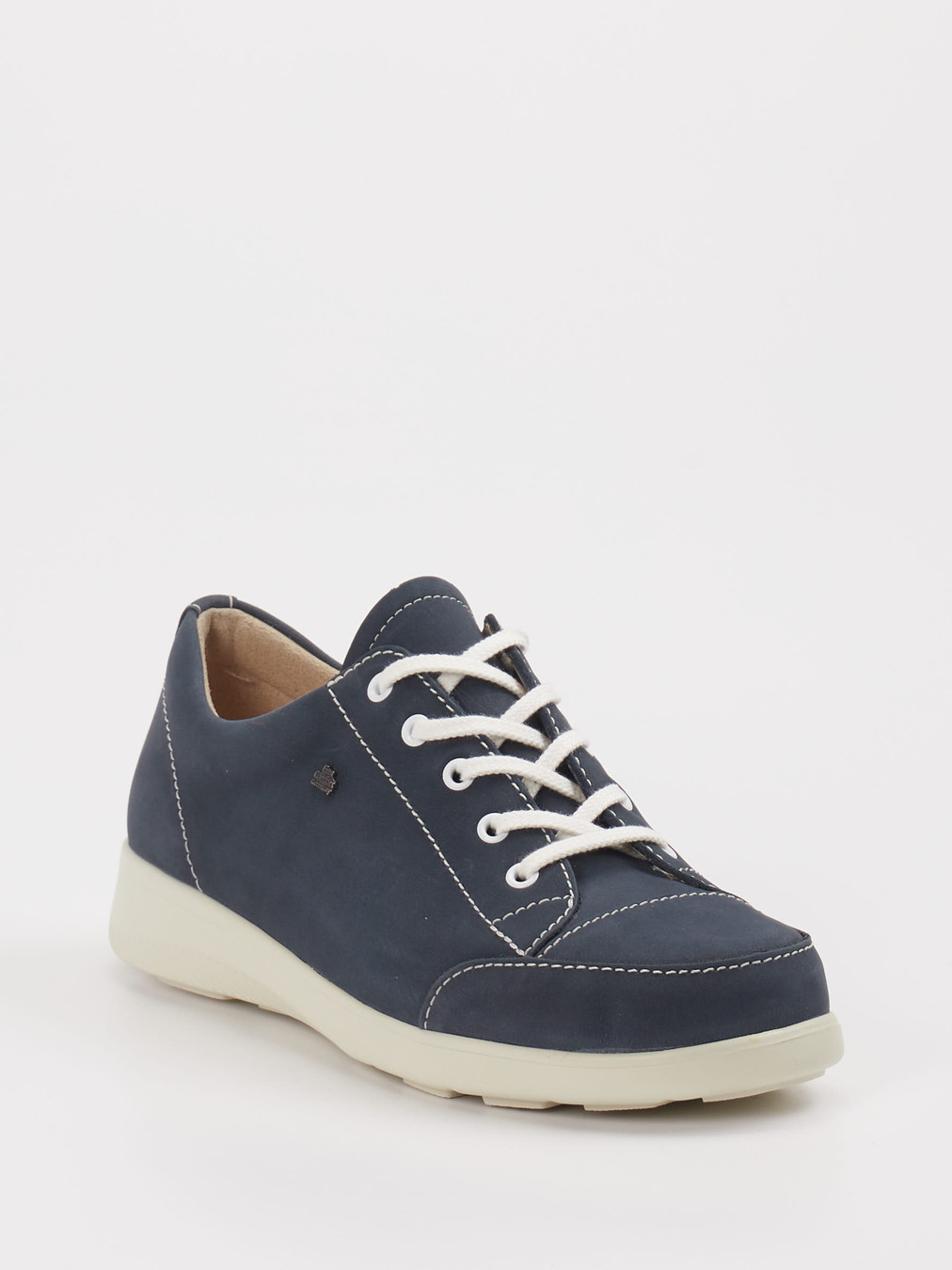 Finn Comfort – Sneaker aus Nubukleder blau