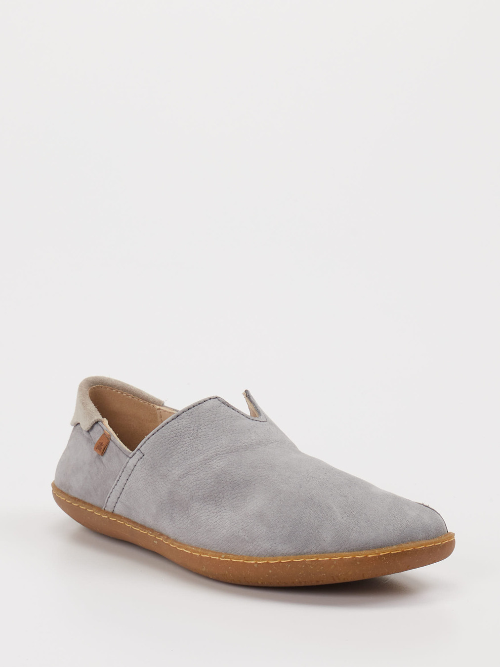 El Naturalista – Slipper aus Leder taubengrau