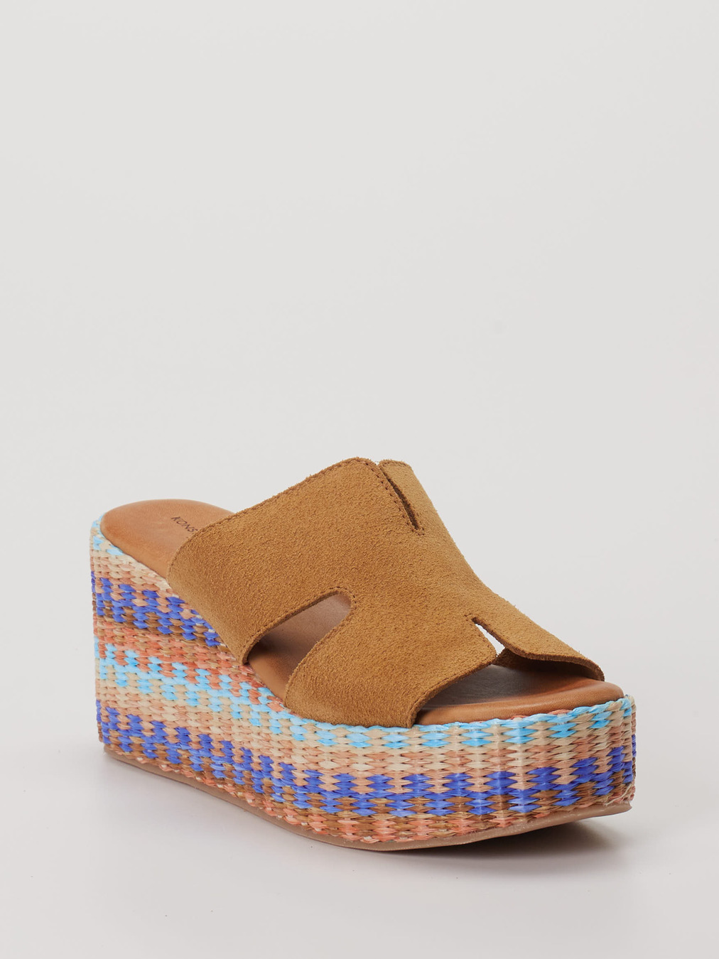 Konstantin Starke – Pantolette aus Veloursleder Braun