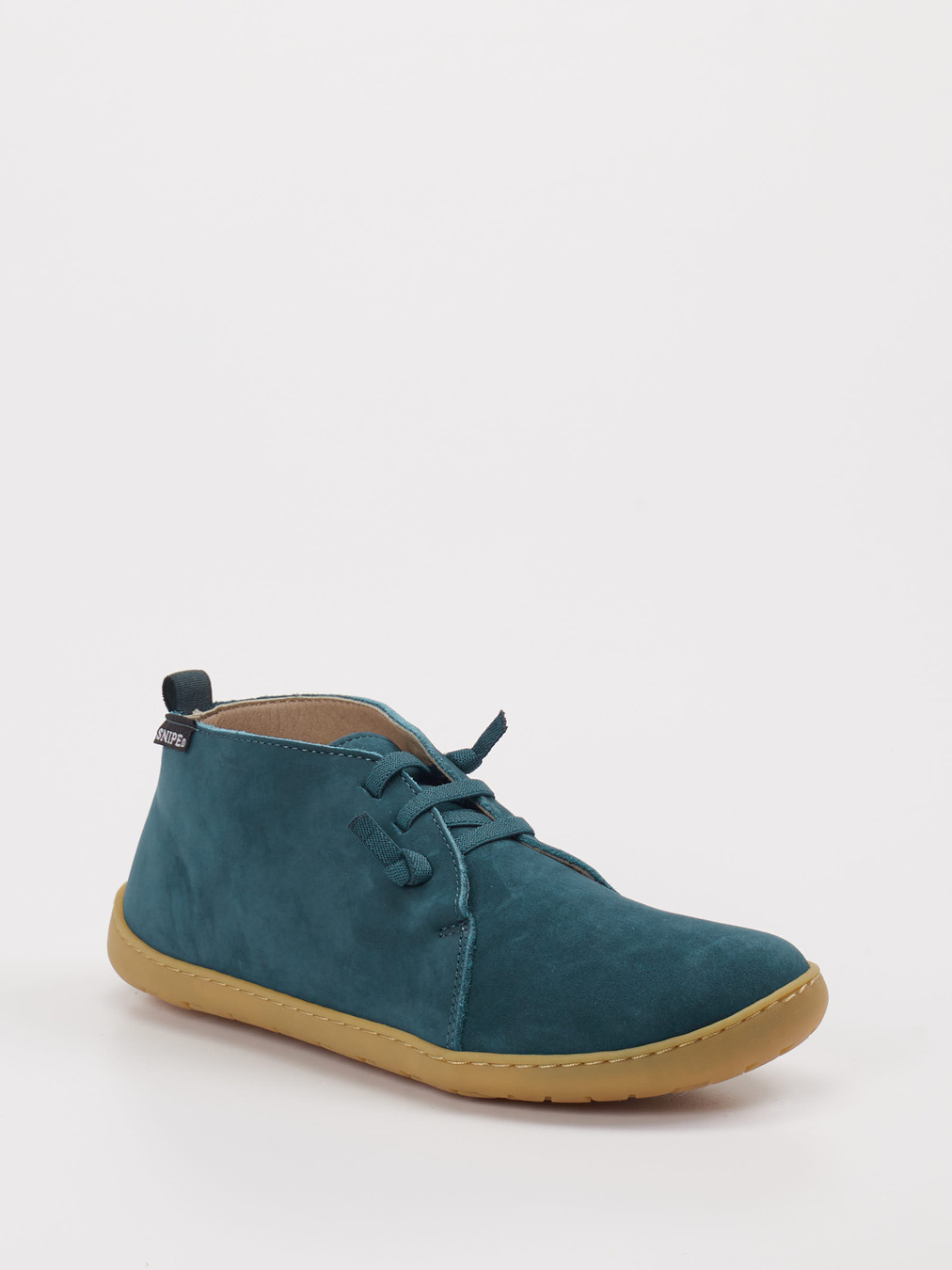 Snipe – Barfuß-Chukka aus Nubukleder Petrol