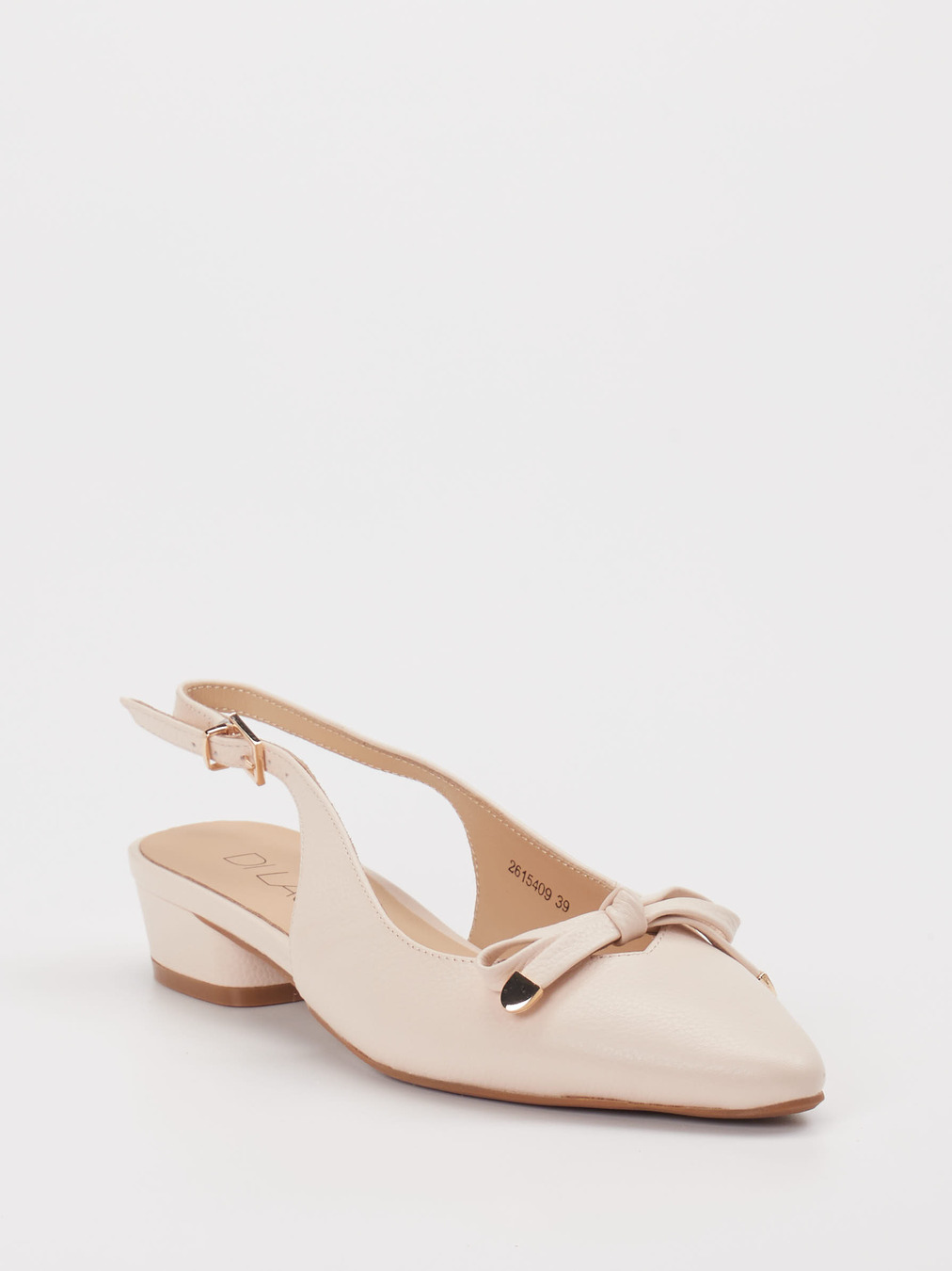 Di Lauro – Slingback-Pumps aus Kalbleder rosa