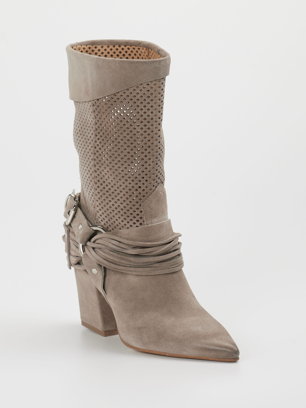 Konstantin Starke – Stiefelette aus Veloursleder