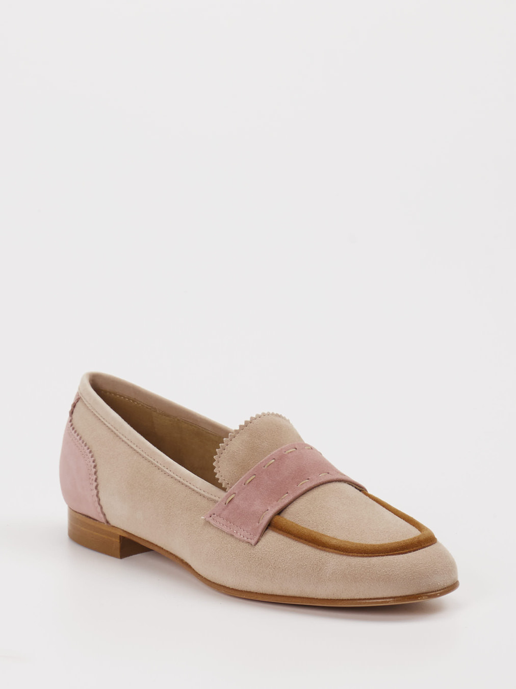 Konstantin Starke – Loafer aus Veloursleder Beige