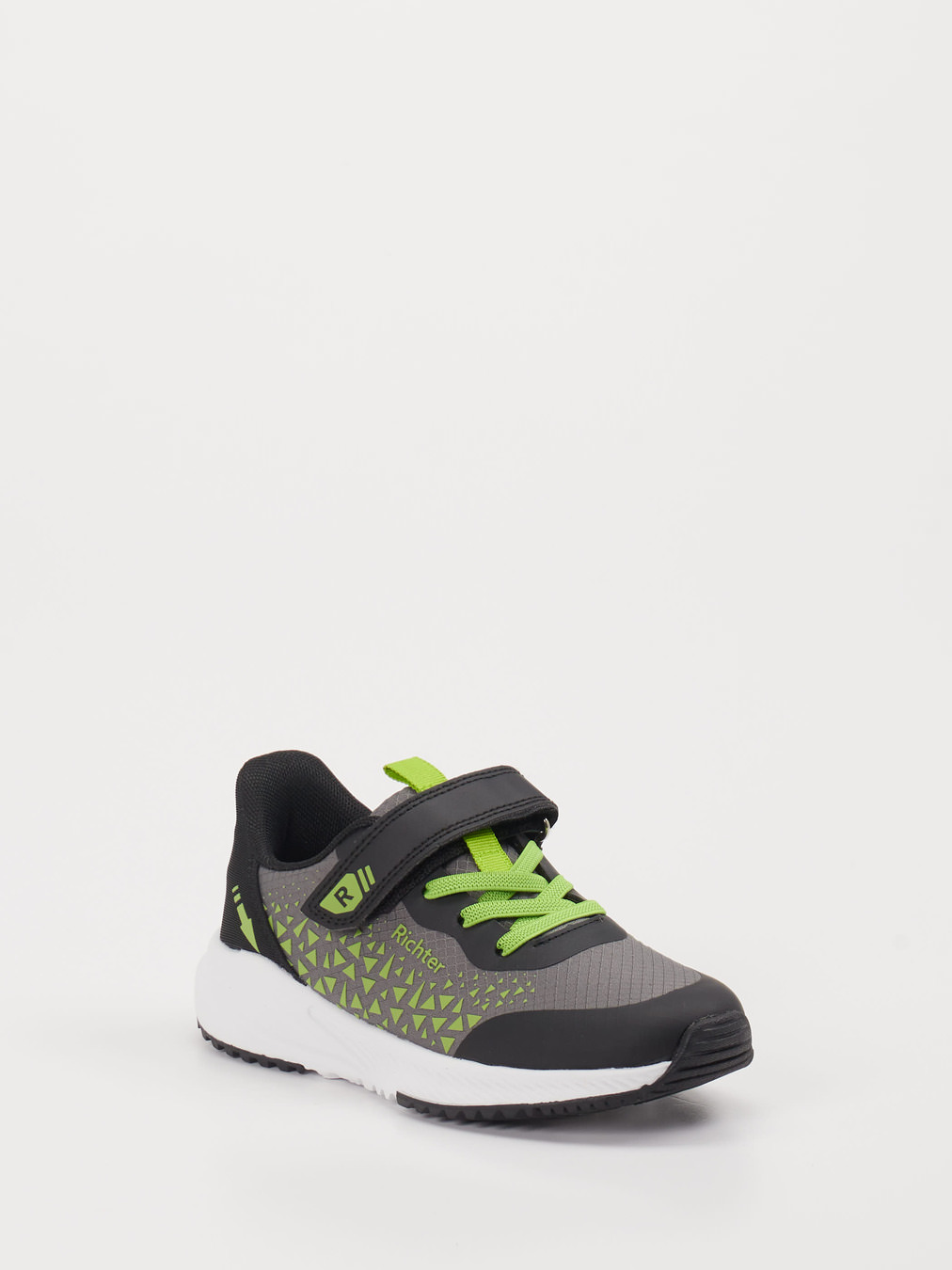 Richter – Klett-Sneaker aus Textil schwarz