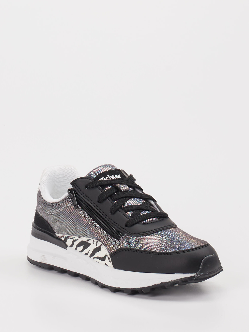 Richter – Sneaker aus Textil Schwarz Glitzer