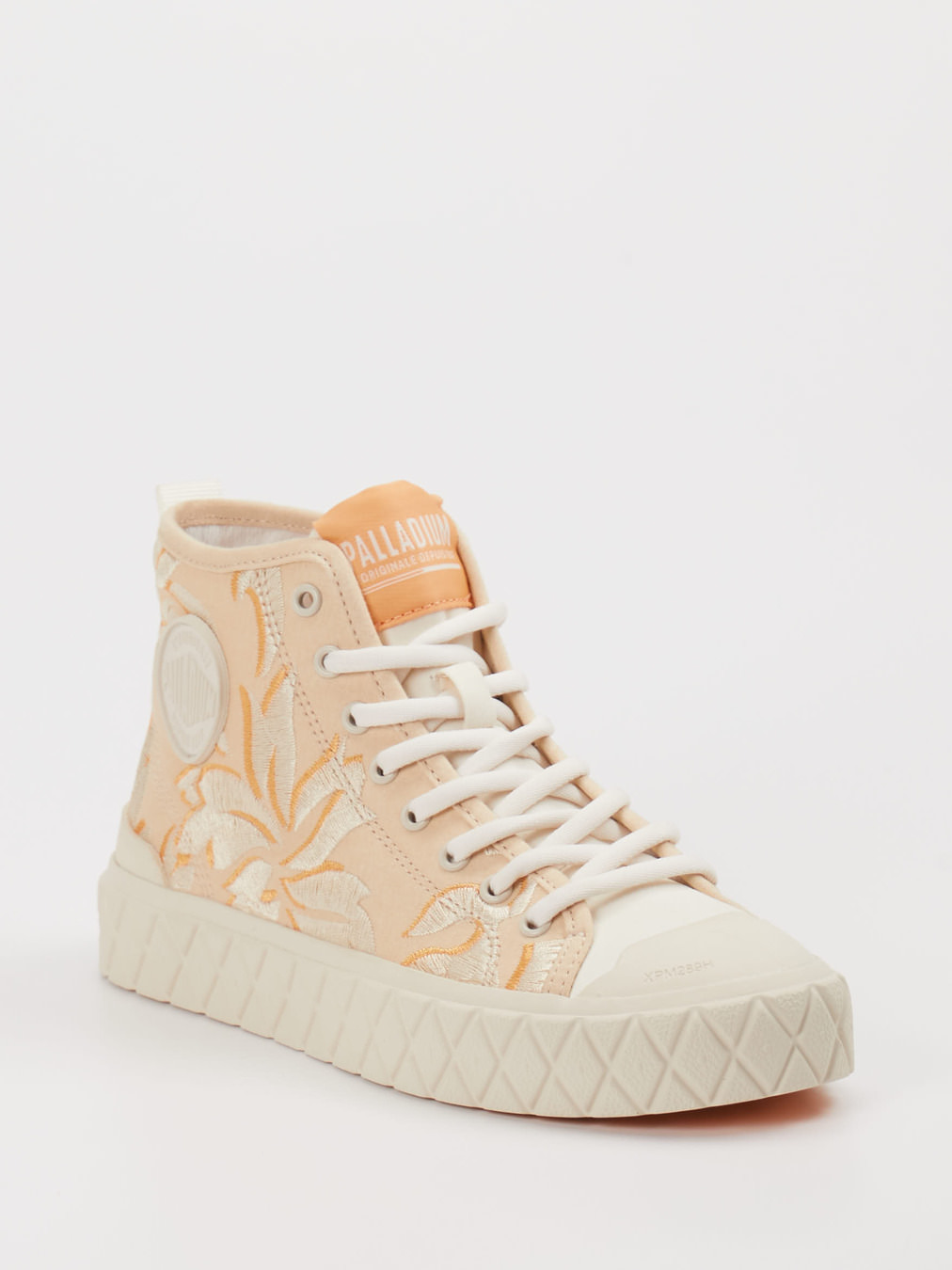 Palladium – High-Top Sneaker aus Baumwolle Beige