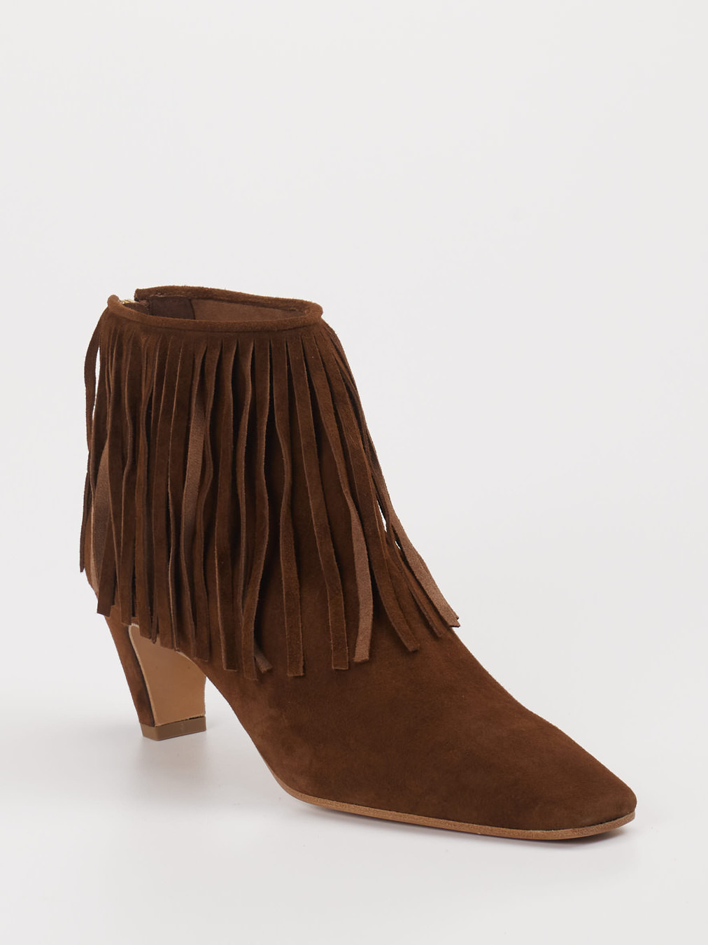 Konstantin Starke – Stiefelette aus Veloursleder braun