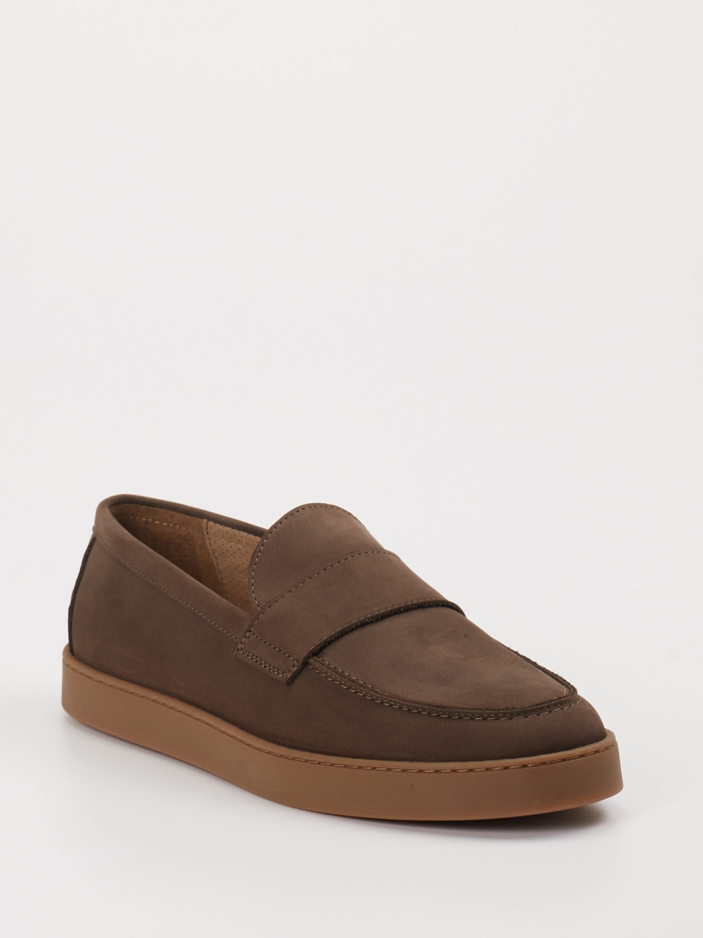 Konstantin Starke – Loafer aus Nubukleder Braun