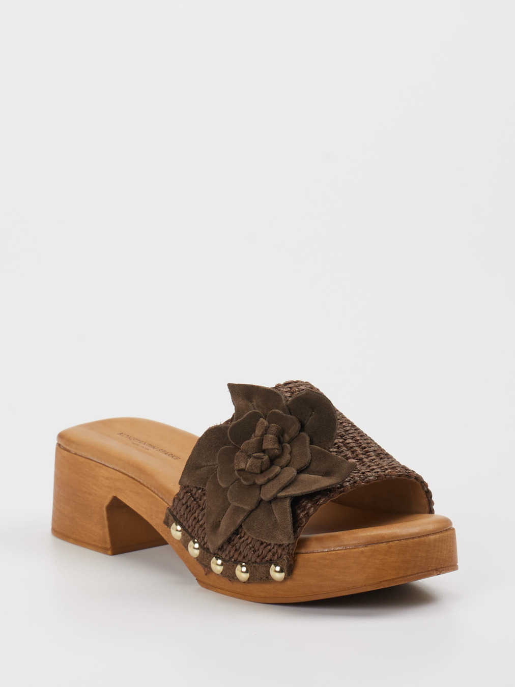 Konstantin Starke – Pantolette aus Leder Braun