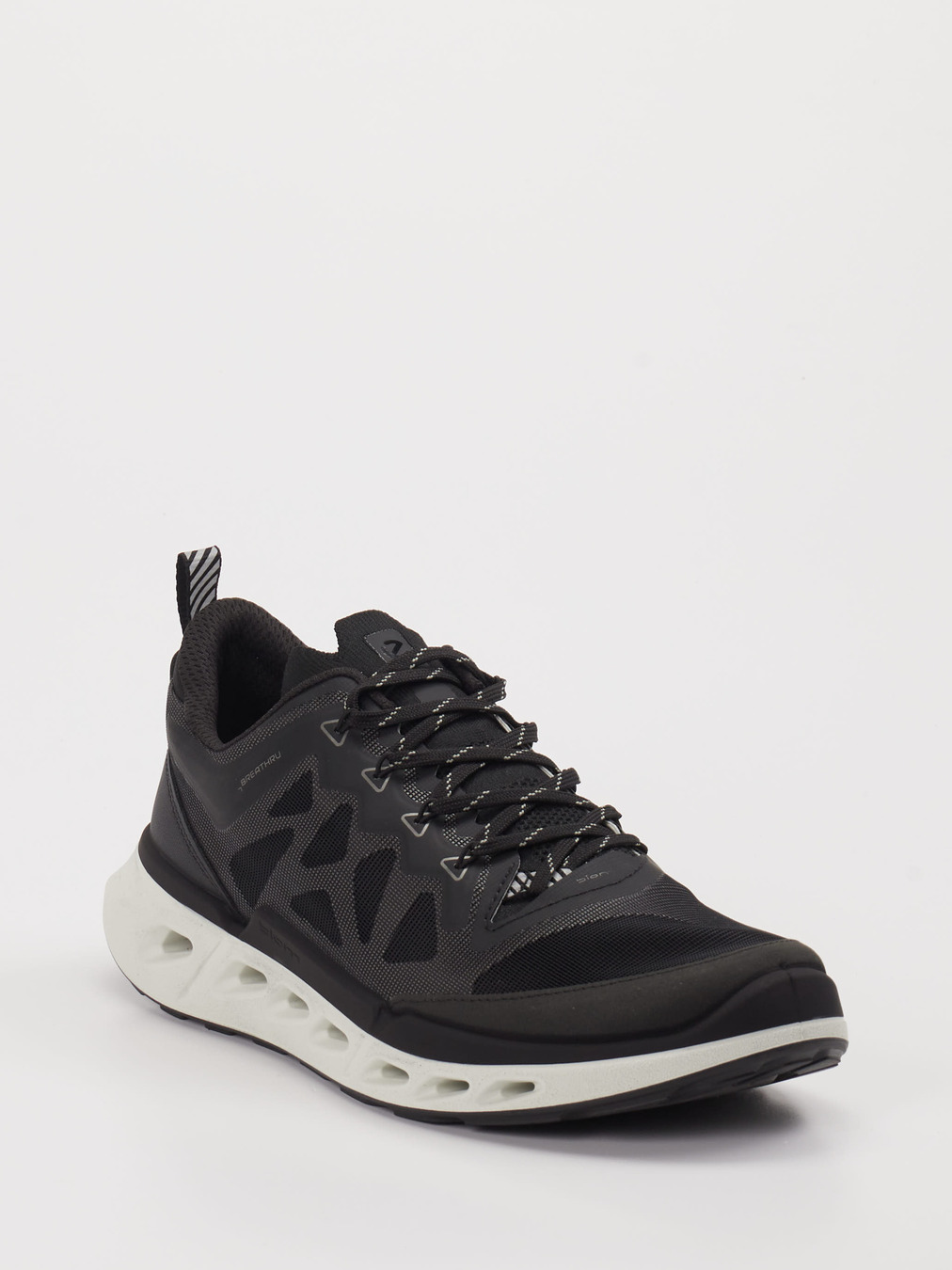 Ecco – Sneaker aus Textil schwarz