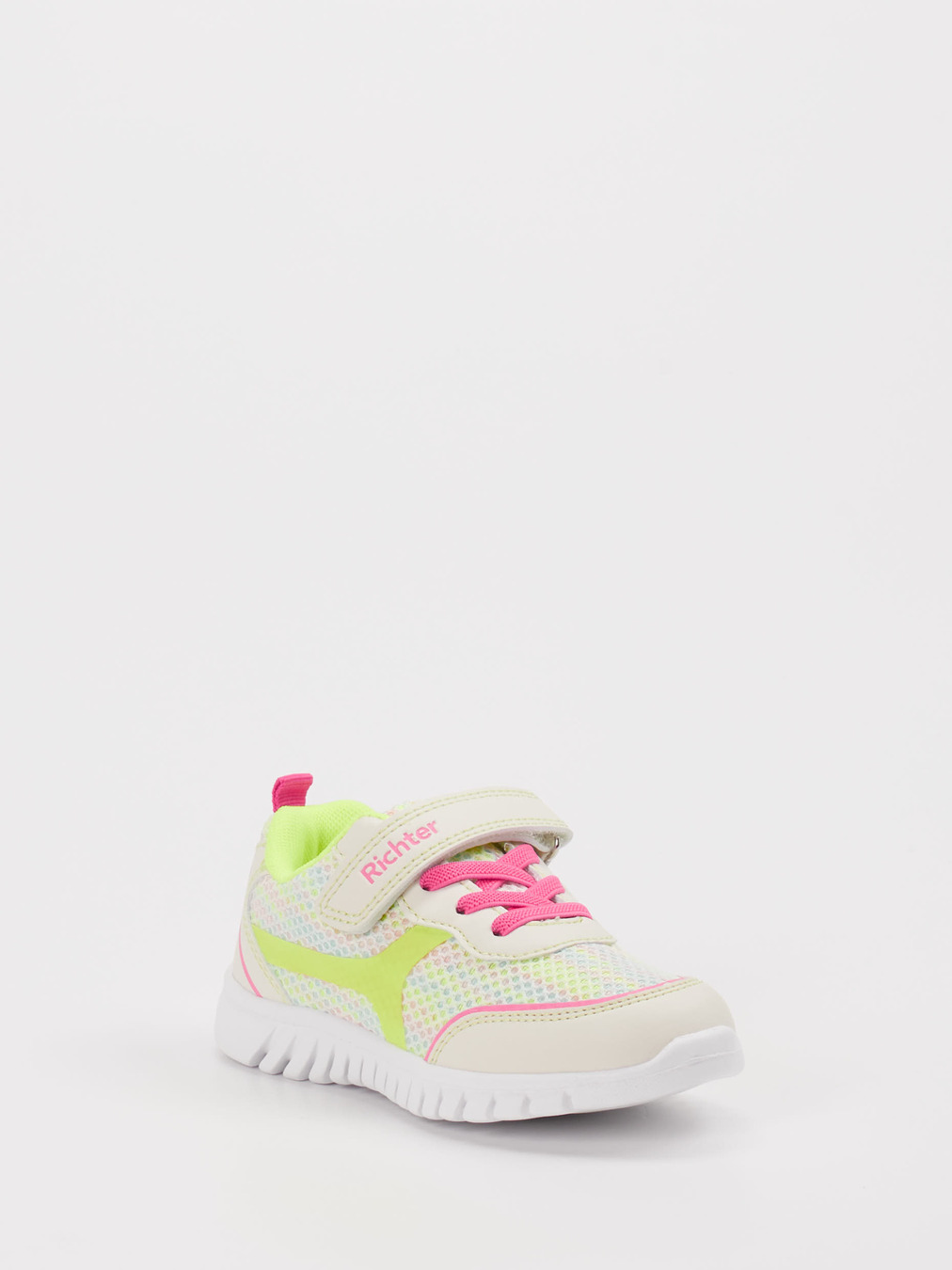 Richter – Sneaker aus Textil Beige Neon