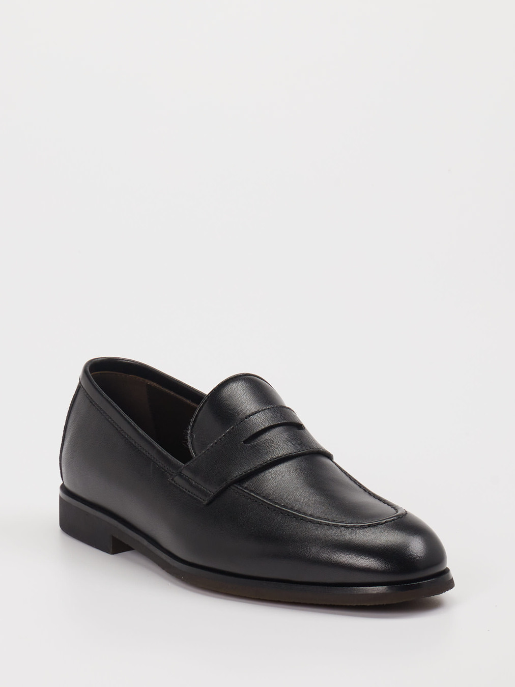 Henderson – Penny-Loafer aus Ziegenleder Schwarz