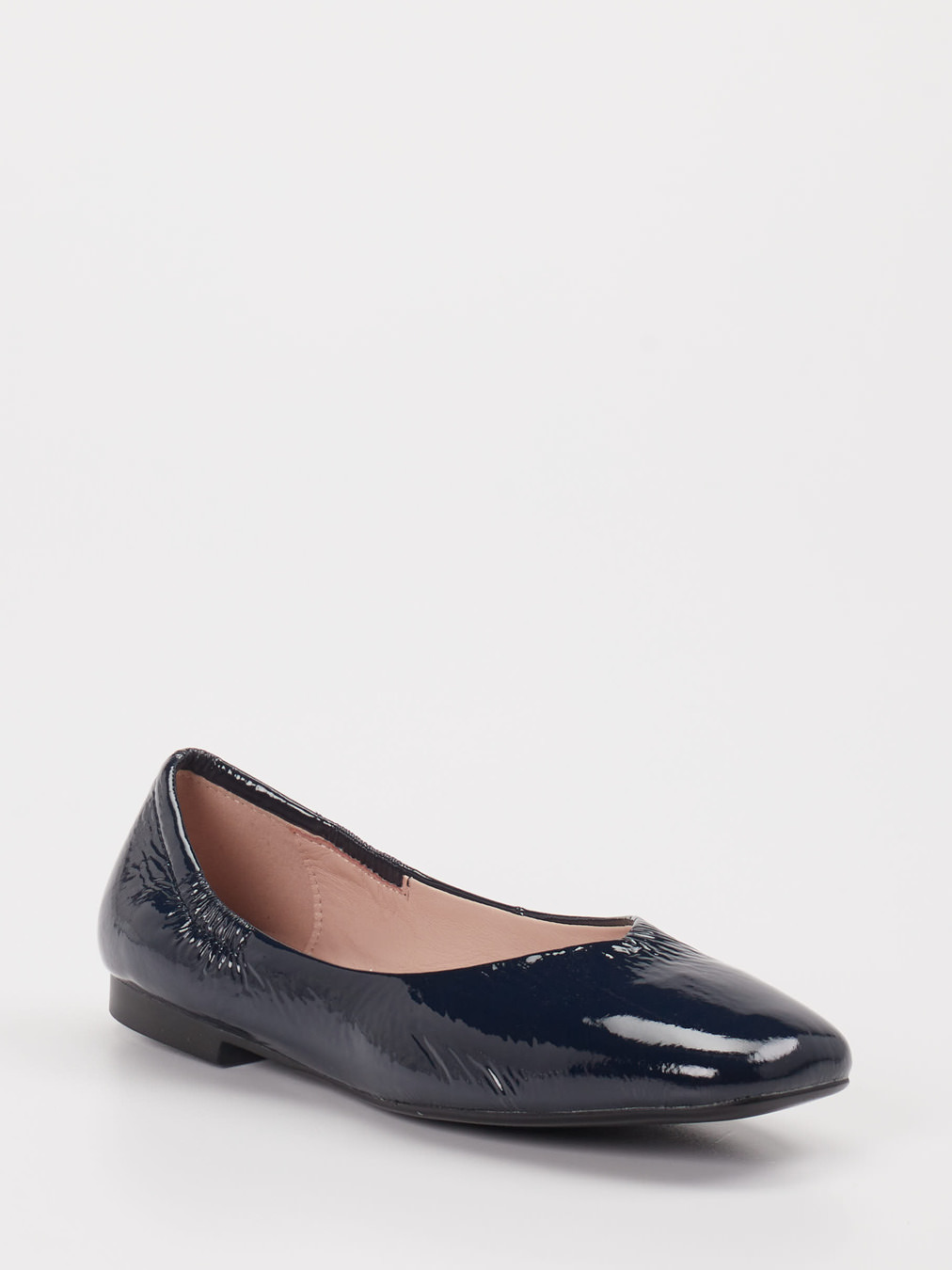 Andrea Puccini – Ballerinas aus Metallic Blau