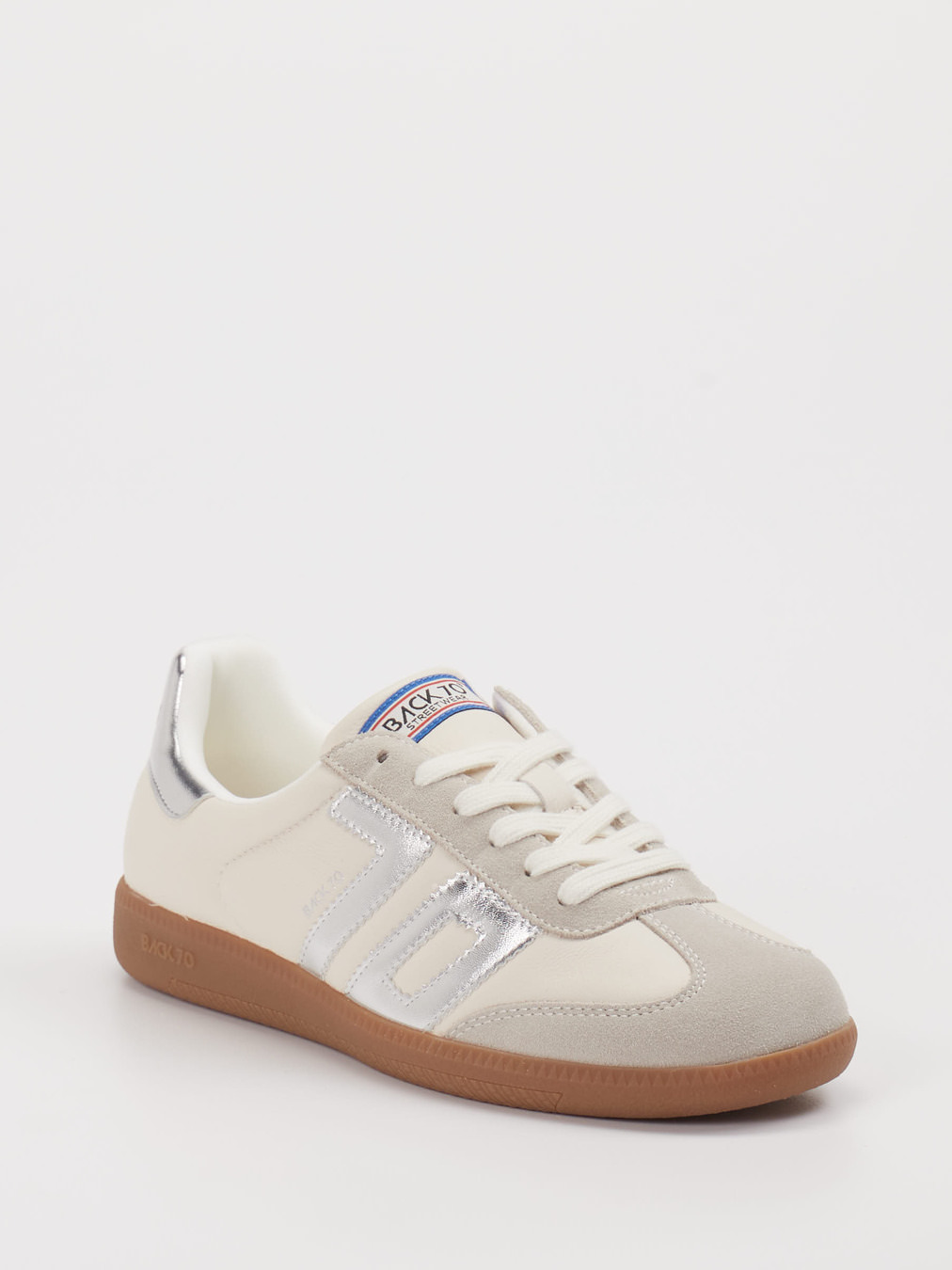 Back 70 – Sneaker aus Lammleder cremeweiß