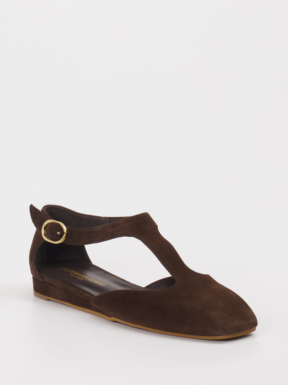 Konstantin Starke – Spangenpumps aus Veloursleder