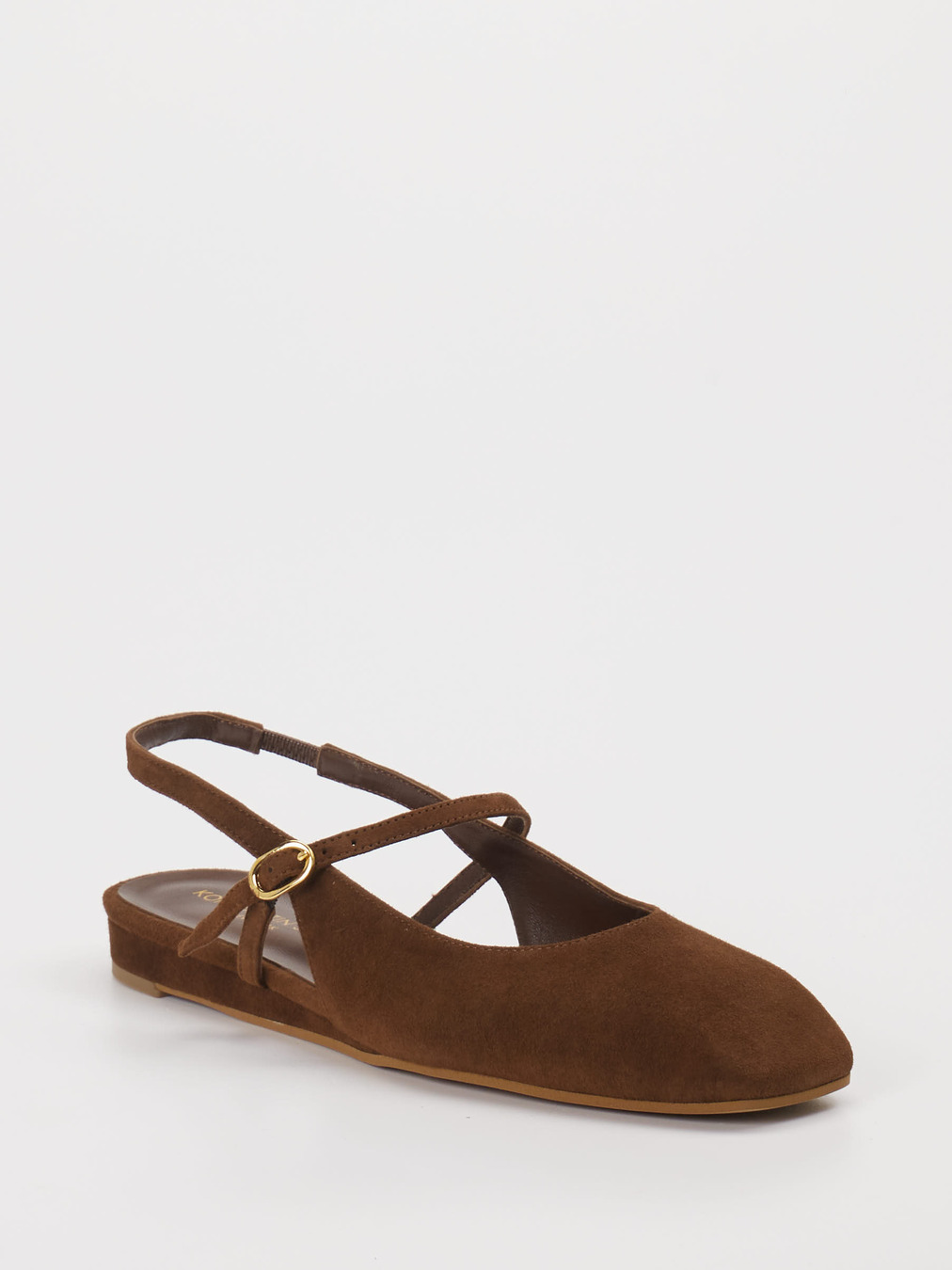 Konstantin Starke – Slingback-Ballerinas aus Veloursleder