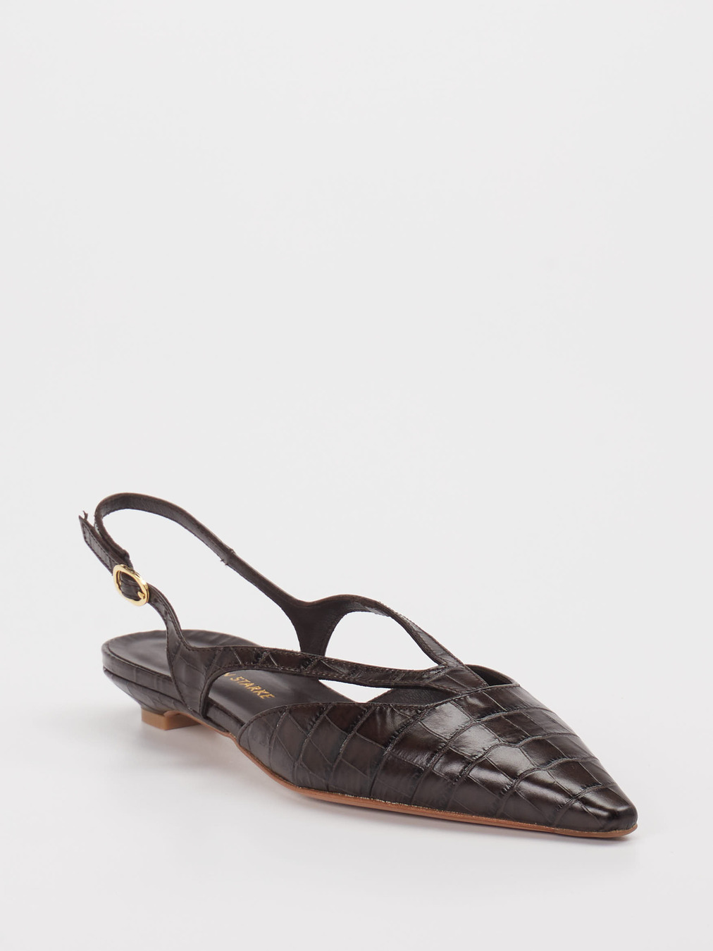 Konstantin Starke – Slingback-Pumps aus Leder braun