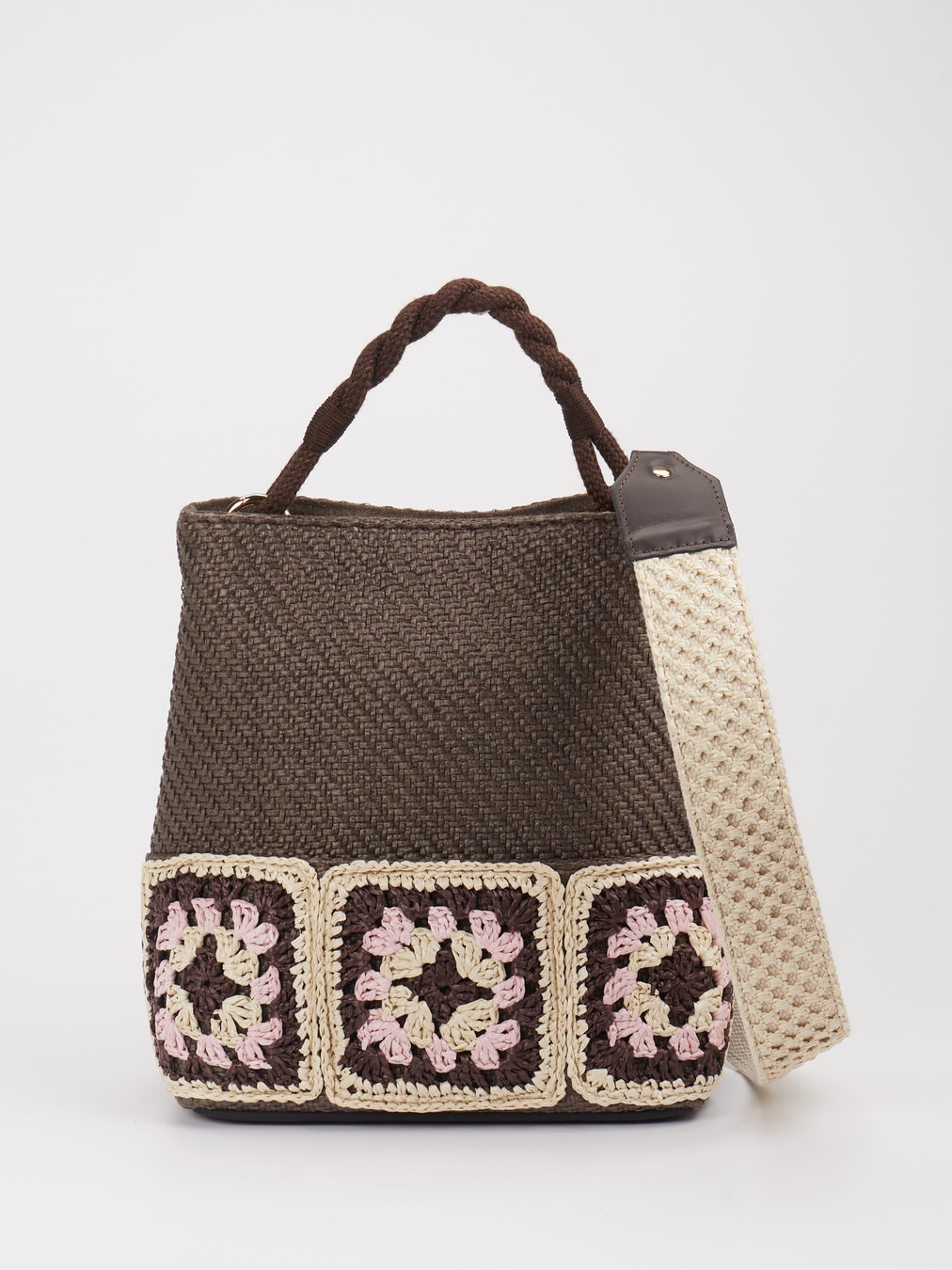 Viamailbag – Bucket Bag aus Textil Braun