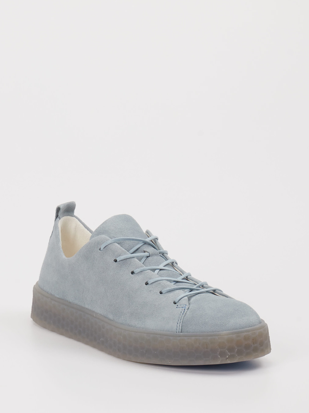 Think – Sneaker aus Veloursleder blau
