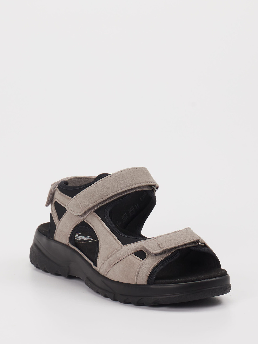 Semler – Trekkingsandalen aus Veloursleder Beige