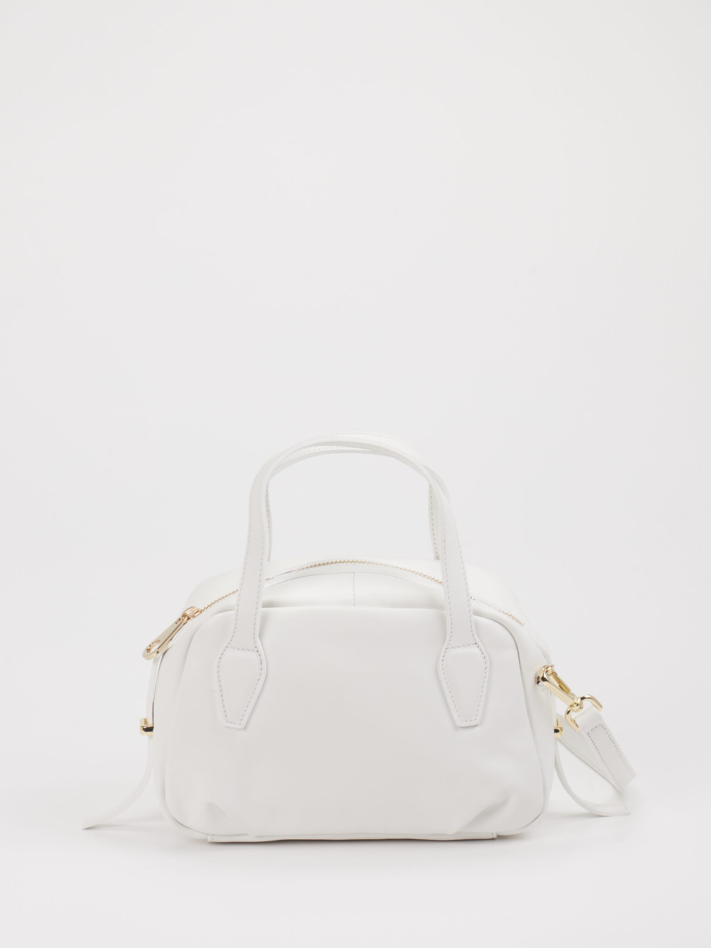 Konstantin Starke – Bowling Bag aus Leder Offwhite