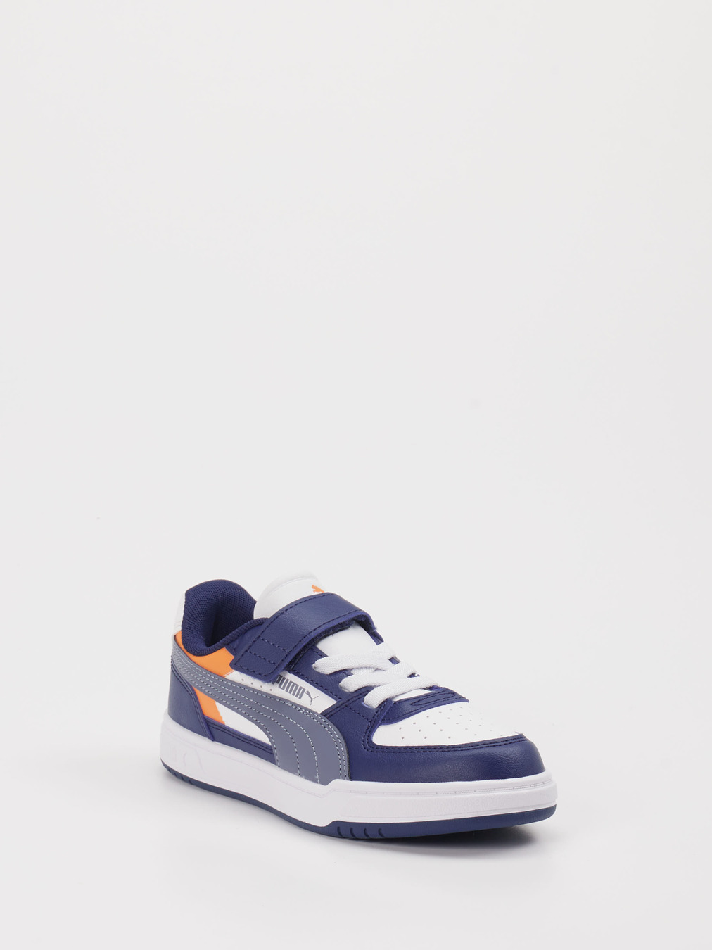 Puma – Kinder-Sneaker aus Leder blau