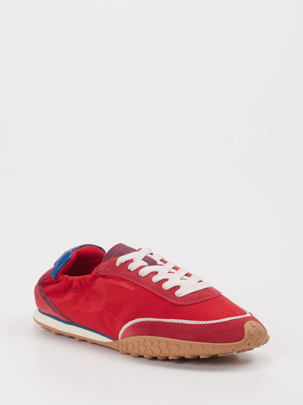 THE HOFF BRAND – Sneaker aus Velour/Textil Rot