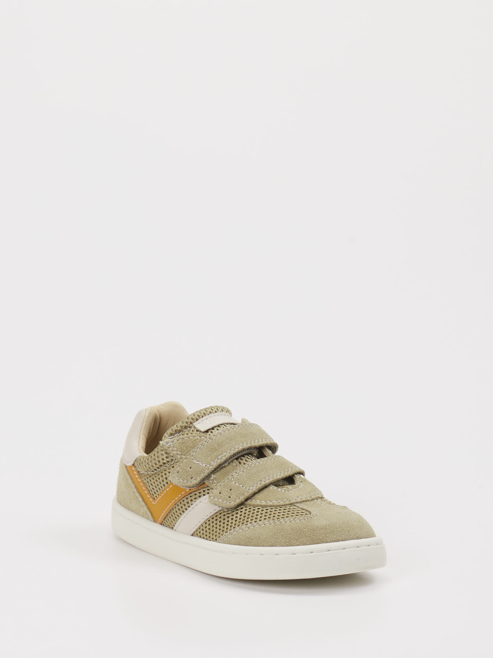 Naturino – Klett-Sneaker aus Veloursleder Grün