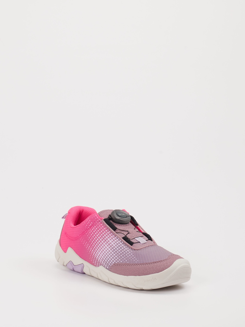 Superfit – Sneaker aus Textil Neonpink Farbverlauf