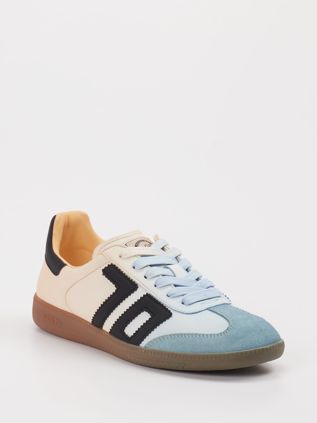 Back 70 – Sneaker aus Velour/Leder Multi