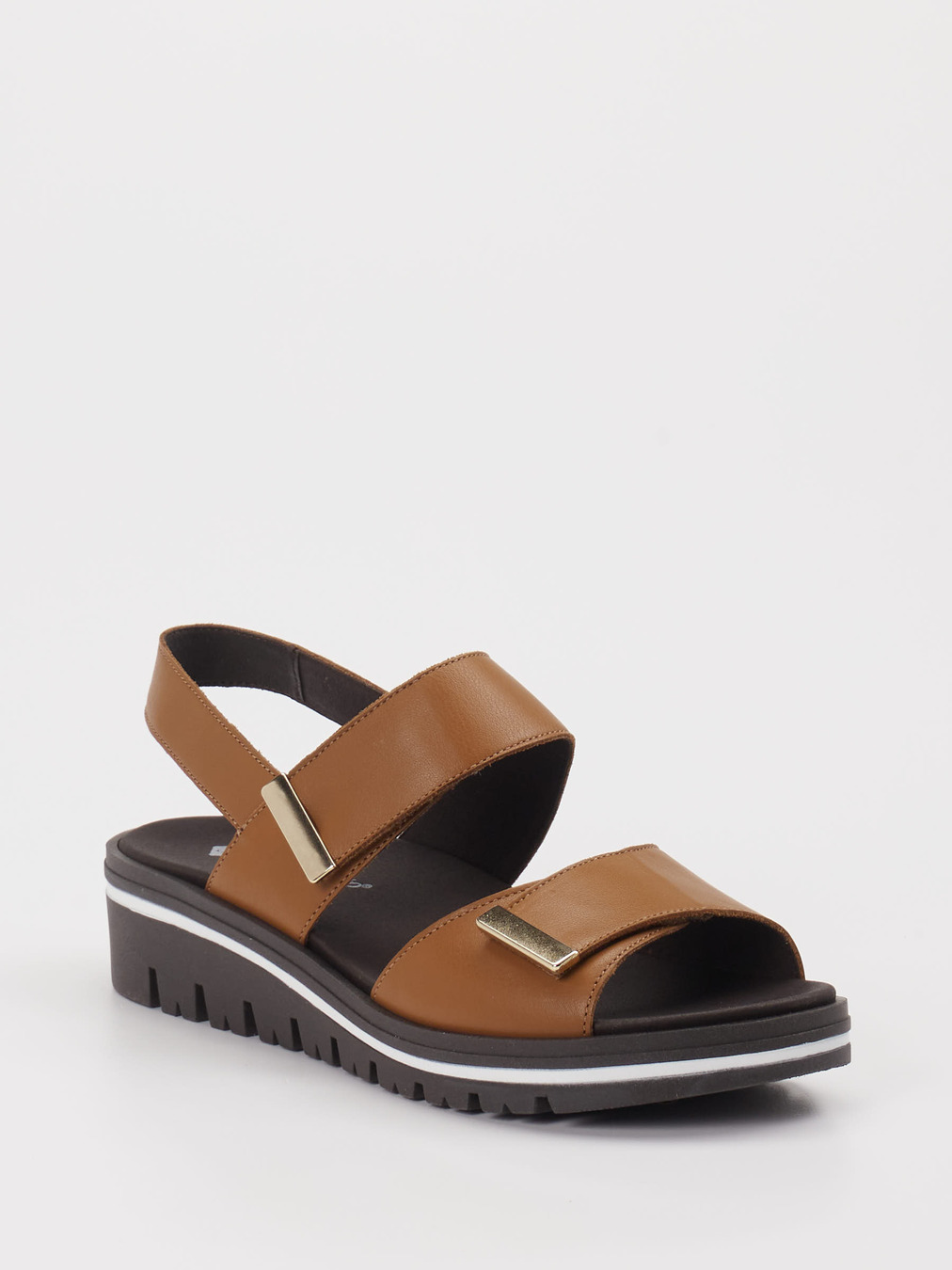 Piesanto – Sandalen aus Kalbleder braun