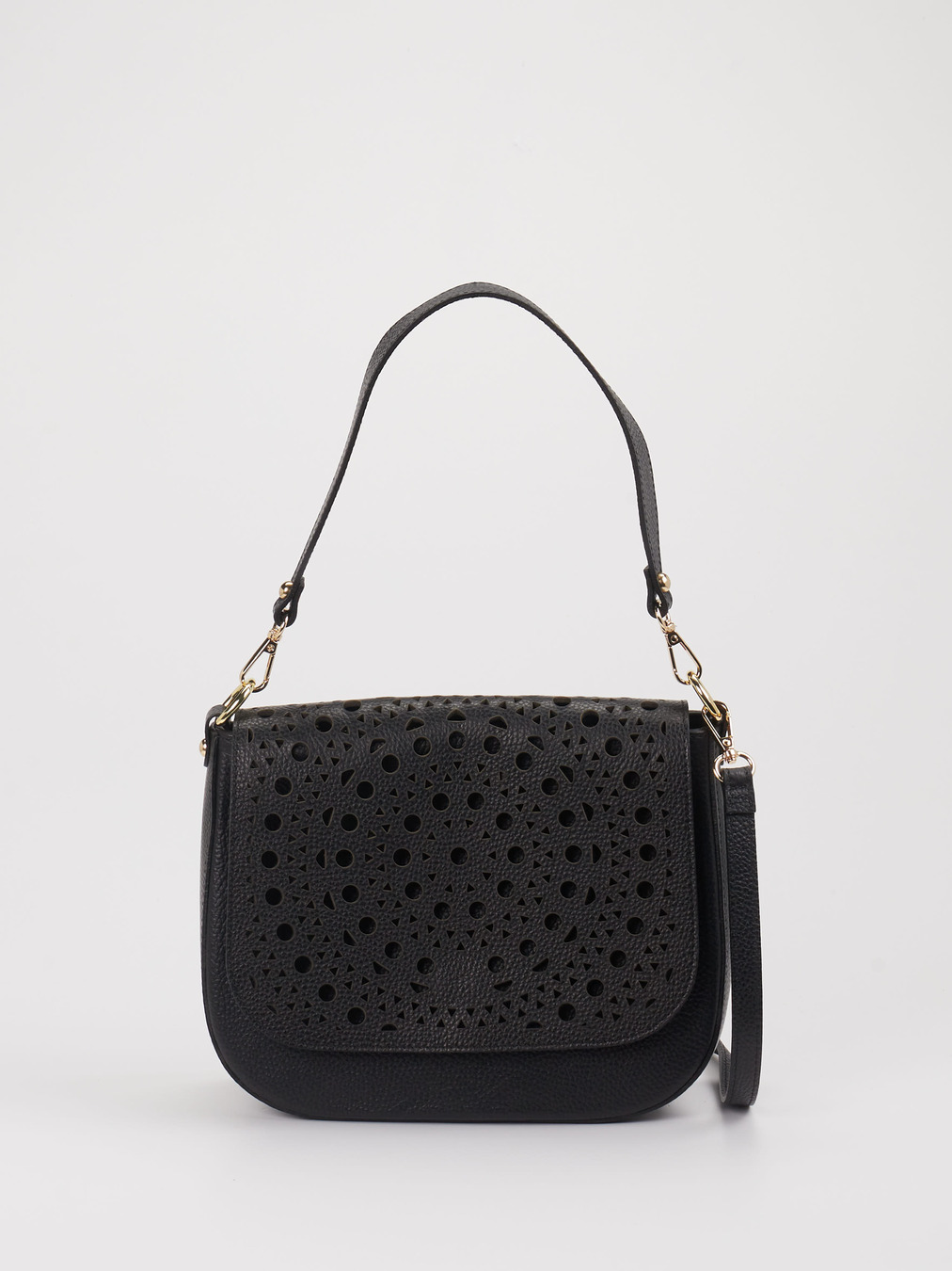 Marlon Firenze – Umhängetasche aus Kalbleder schwarz