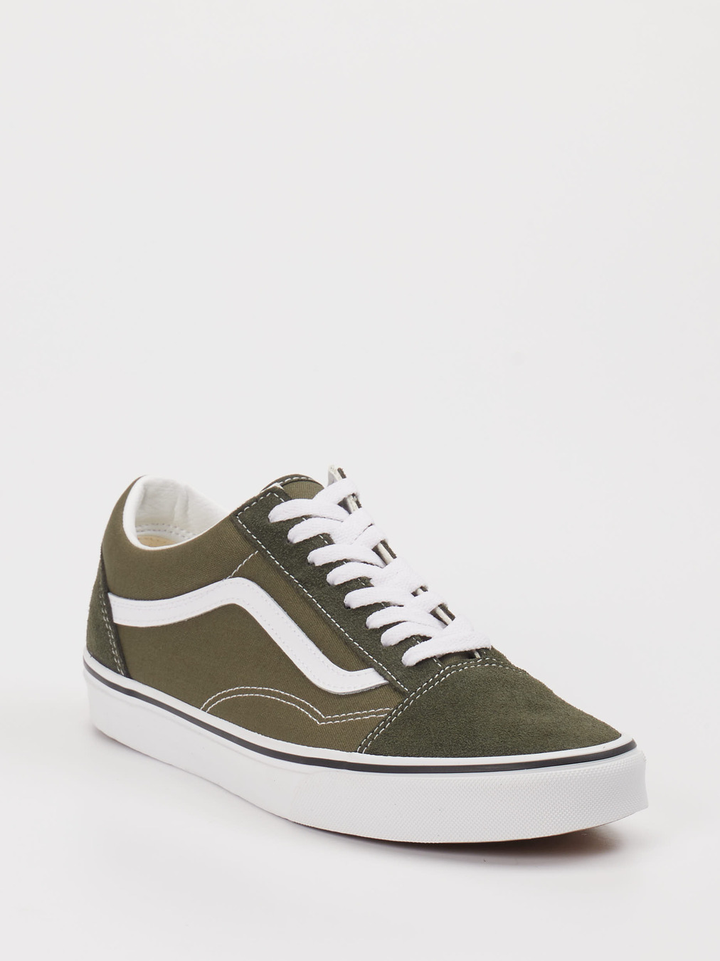 Vans – Sneaker aus Velour/Textil grün