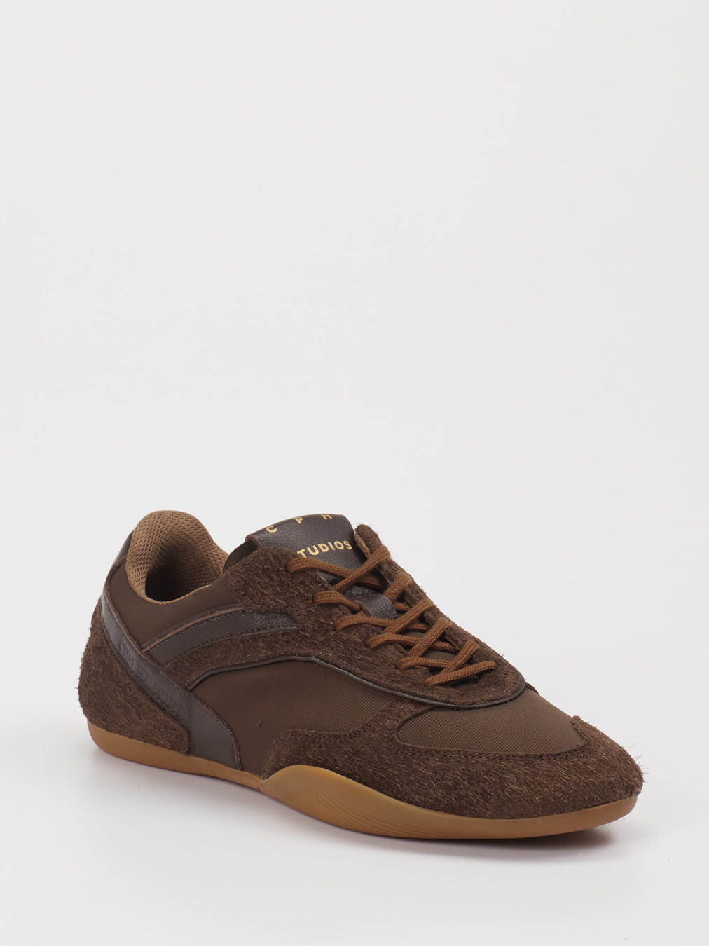 Copenhagen – Sneaker aus Velours Textil Braun