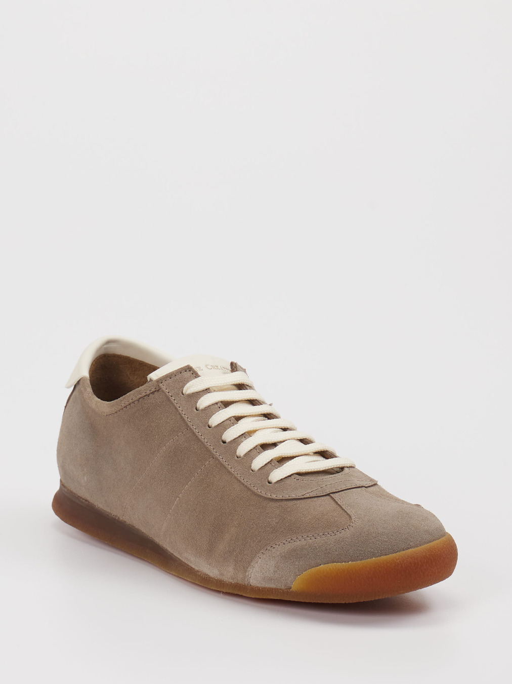 Officine Creative – Sneaker aus Veloursleder Taupe