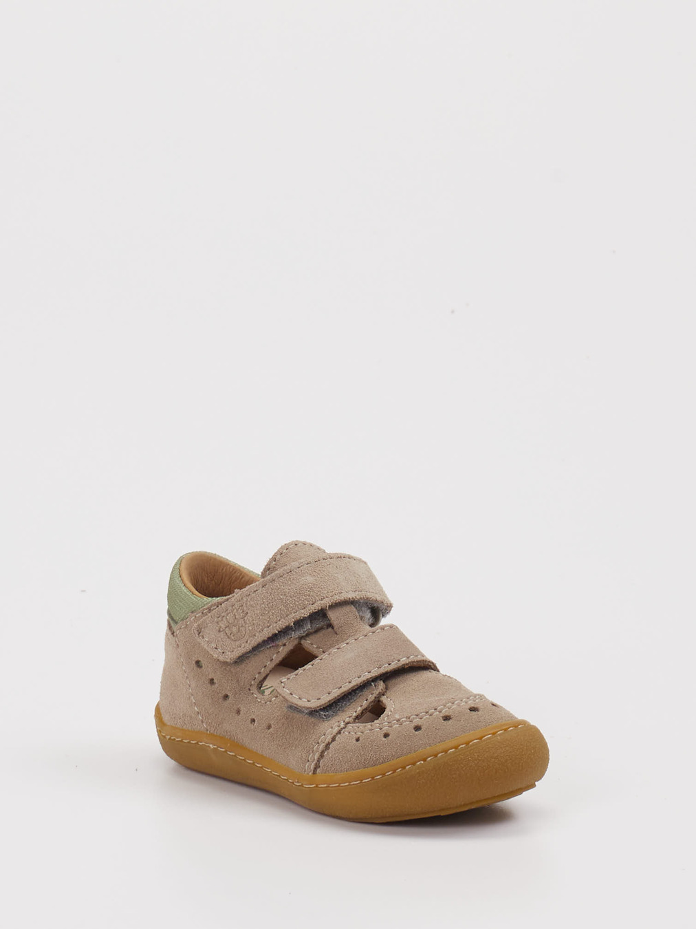 Ricosta – Klettschuh aus Veloursleder Braun