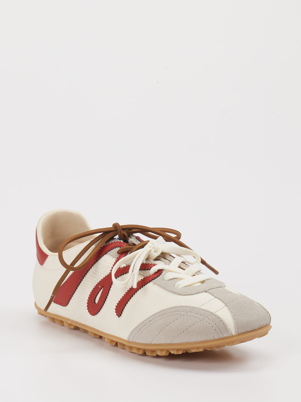 MRP – Sneaker aus Velours Textil Weiß