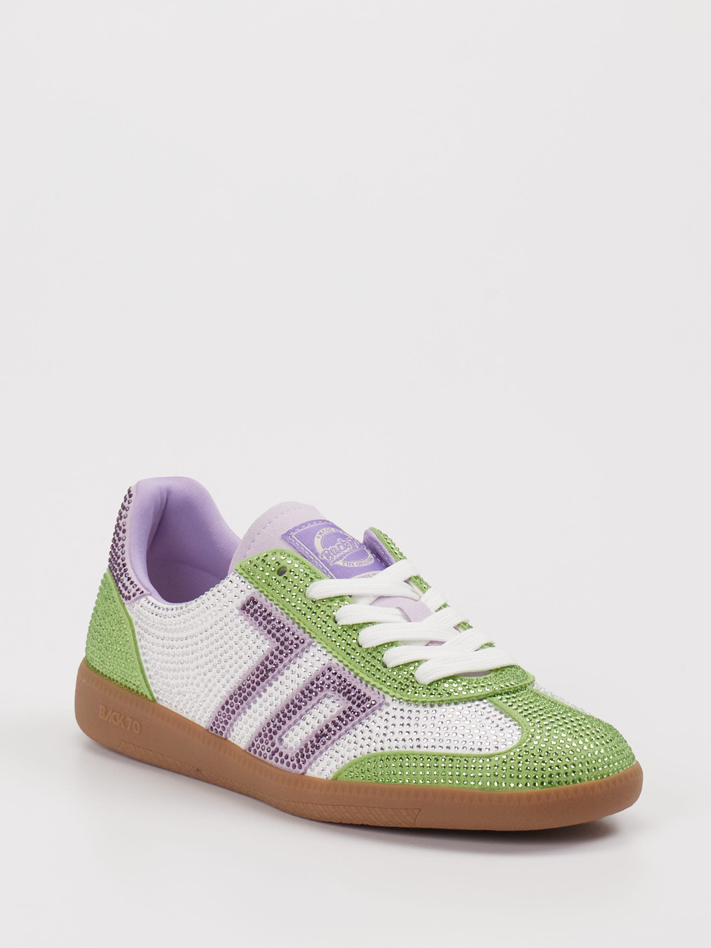 Back 70 – Sneaker aus Metallic Multicolor