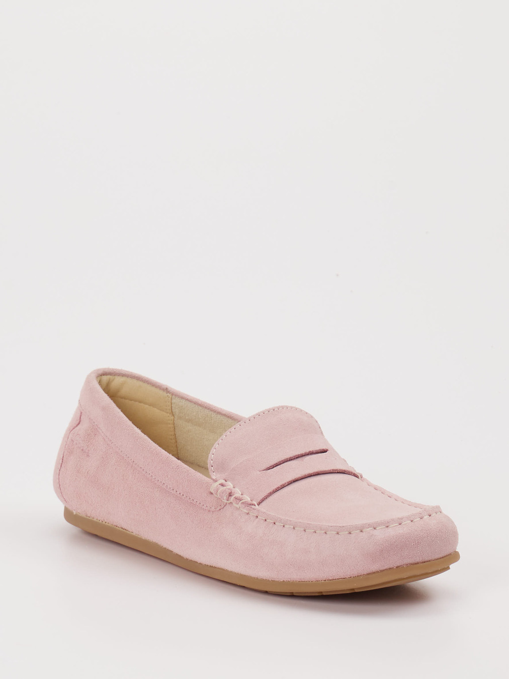 Sioux – Loafer aus Veloursleder Rosa