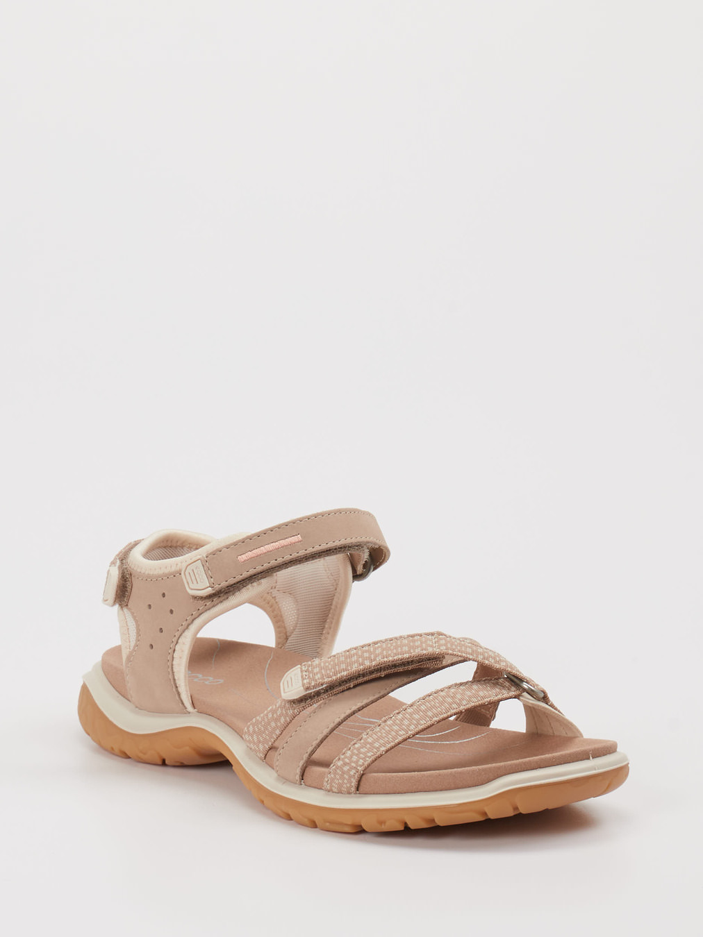 Ecco – Trekking-Sandalen aus Textil Beige